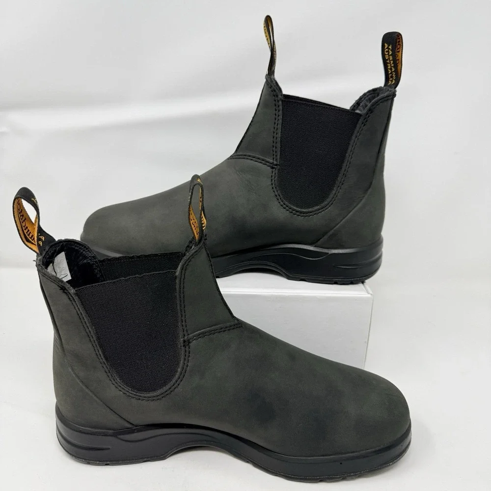 Blundstone 2055 All Terrain Elastic Side Boot Rustic Black Sz 7.5 US M/9.5 US W